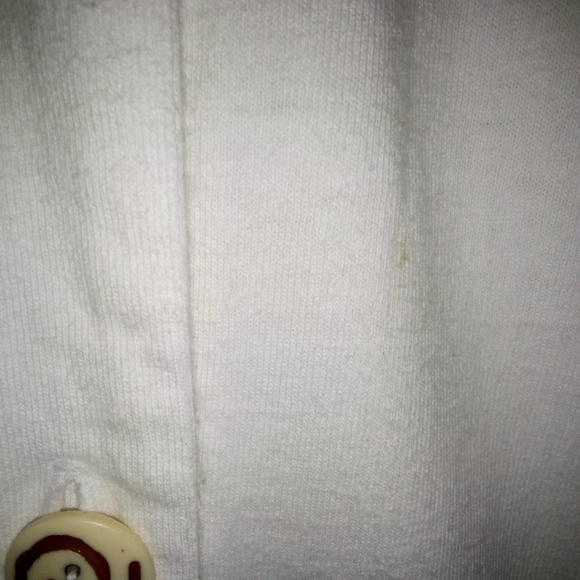 Vintage 90's Focus 2 Piece Dress Set White with Cat Theme Size L - Picture 13 of 15